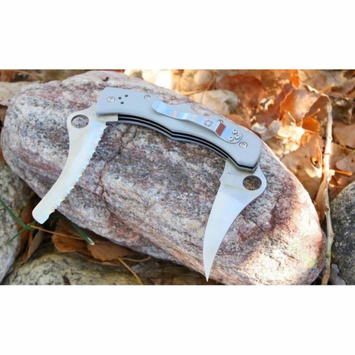Складной нож Spyderco Dyad® - 44GP&SGY фото 15 Складной нож Spyderco Dyad® - 44GP&SGY фото 15