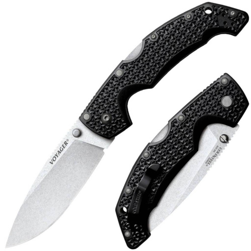 Складной нож Cold Steel Voyager Large Drop Plain Edge Складной нож Cold Steel Voyager Large Drop Plain Edge