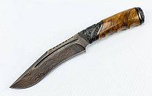 Военный нож  Авторский Нож из Дамаска №27