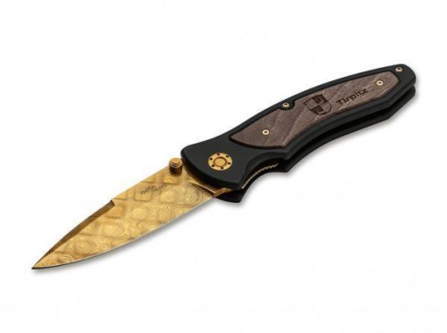 Складной нож Boker Tirpitz-Damascus Gold