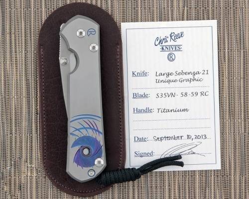 3810 Chris Reeve Large Sebenza 21 Unique Graphics-2 фото 3