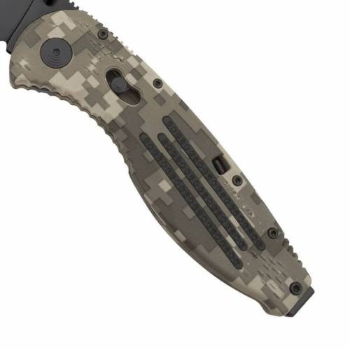 3810 SOG с фиксатором Aegis Digi Camo 8.9 см. - AE06 фото 5