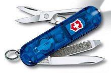 Мультифункциональный инструмент Victorinox Нож перочинныйSwissLite Sapphire 0.6228.T2 58мм 7 функций полупрозрачный синий