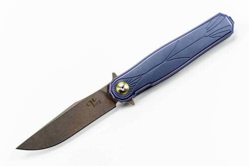 5891 ch outdoor knife CH3505 Blue сталь S35VN фото 5