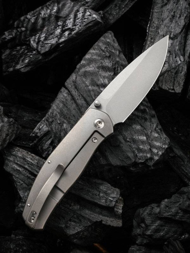 Складной нож WE Knife Esprit Marble Carbon фото 2