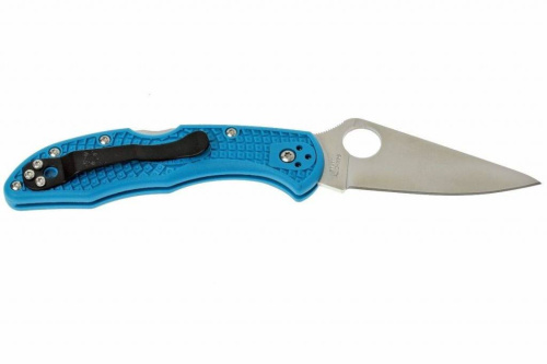 Складной нож Spyderco Delica 4 Flat Ground - 11FPBL фото 20
