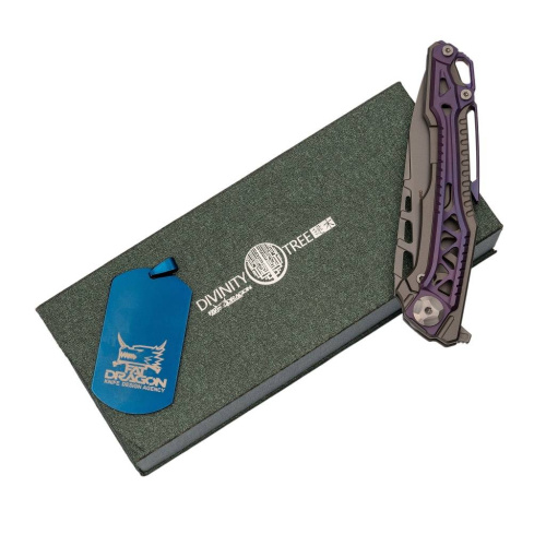 Складной нож Nimo Knives Fat Dragon Purple фото 3 Складной нож Nimo Knives Fat Dragon Purple фото 3