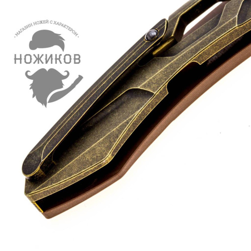 Складной нож Rikeknife M3 brown фото 18