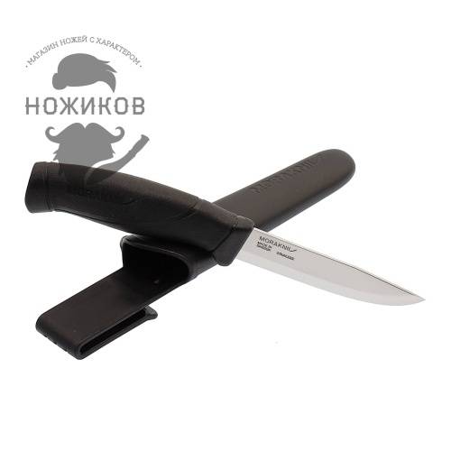 504 Mora Нож с фиксированным лезвием Morakniv Companion Black фото 9