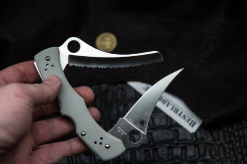 Складной нож Spyderco Dyad® - 44GP&SGY фото 2 Складной нож Spyderco Dyad® - 44GP&SGY фото 2