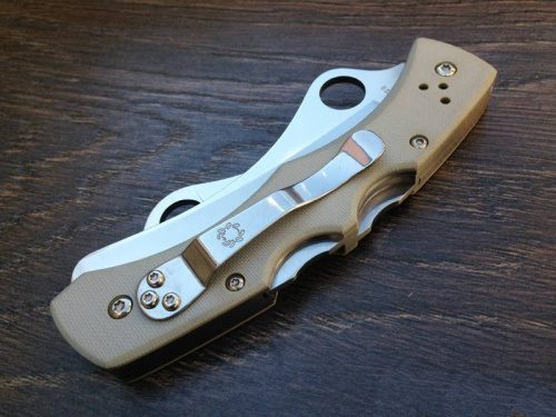 Складной нож Spyderco Dyad® - 44GP&SGY фото 4 Складной нож Spyderco Dyad® - 44GP&SGY фото 4