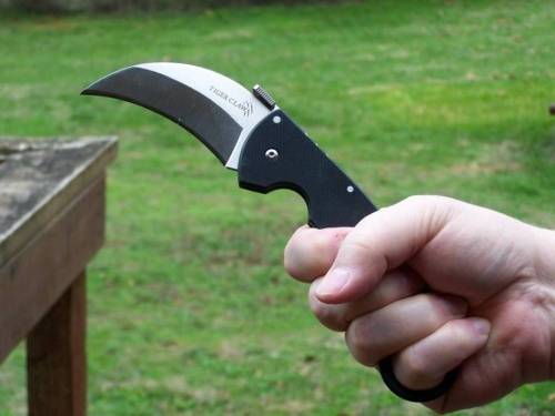 3810 Cold Steel Tiger Claw Karambit 22KF фото 16