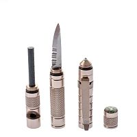 Нож скрытого ношения China Factory Ручка-набор выживания 5 в 1
