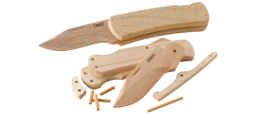 Складной нож CRKT деревянный Nathan's Knife Kit фото 7